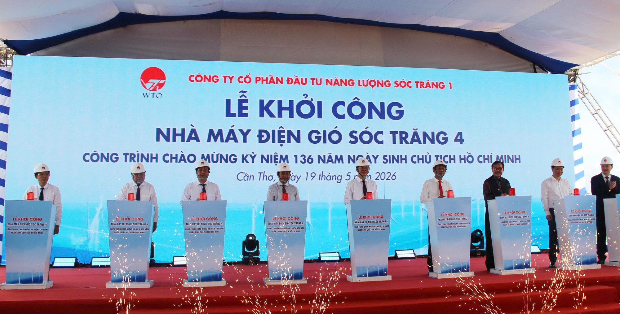 Cần Thơ khởi công 2 dự án điện gió tổng vốn đầu tư gần 24.000 tỉ đồng - Ảnh 2
