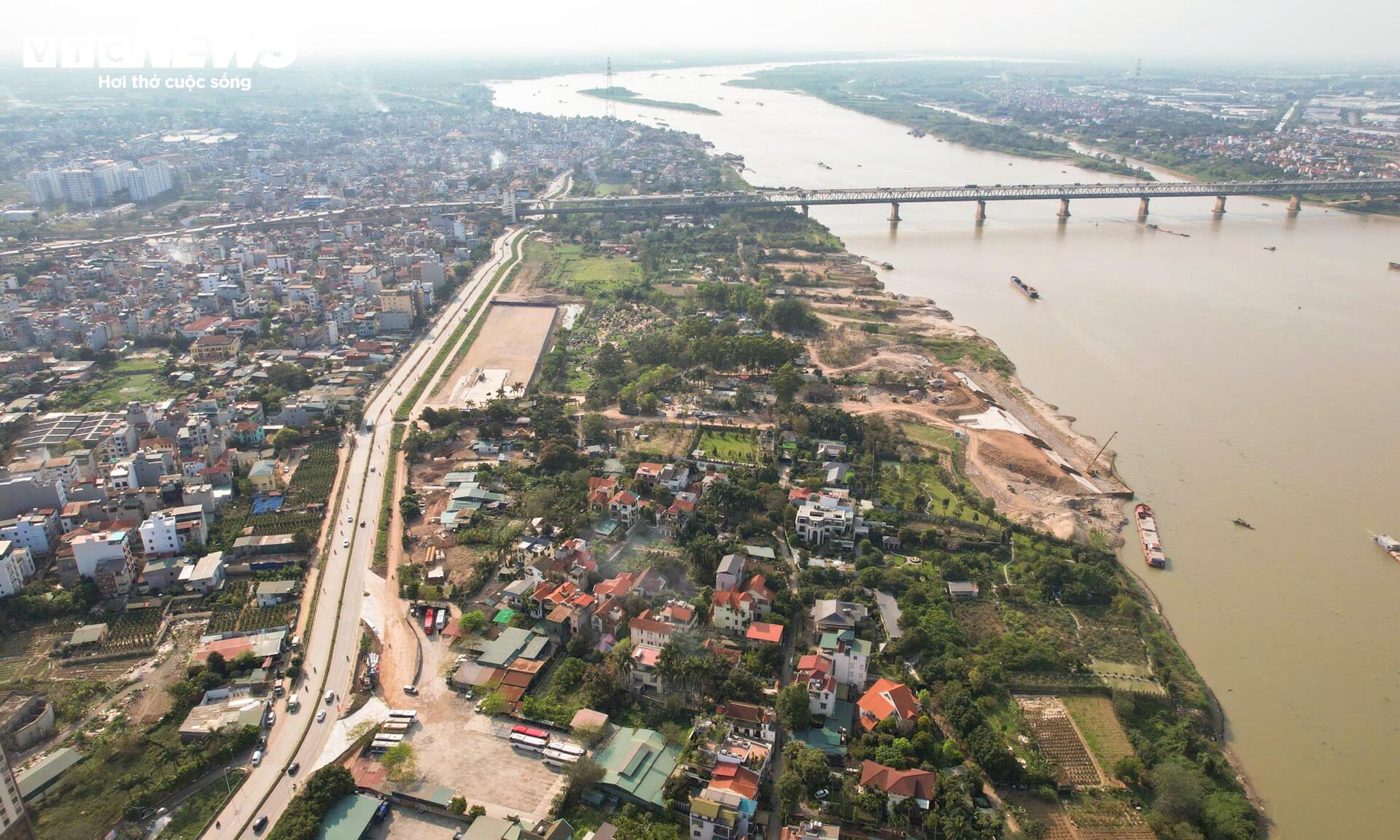 Khu vực xây công viên đầu tiên thuộc trục Đại lộ cảnh quan sông Hồng - Ảnh 1