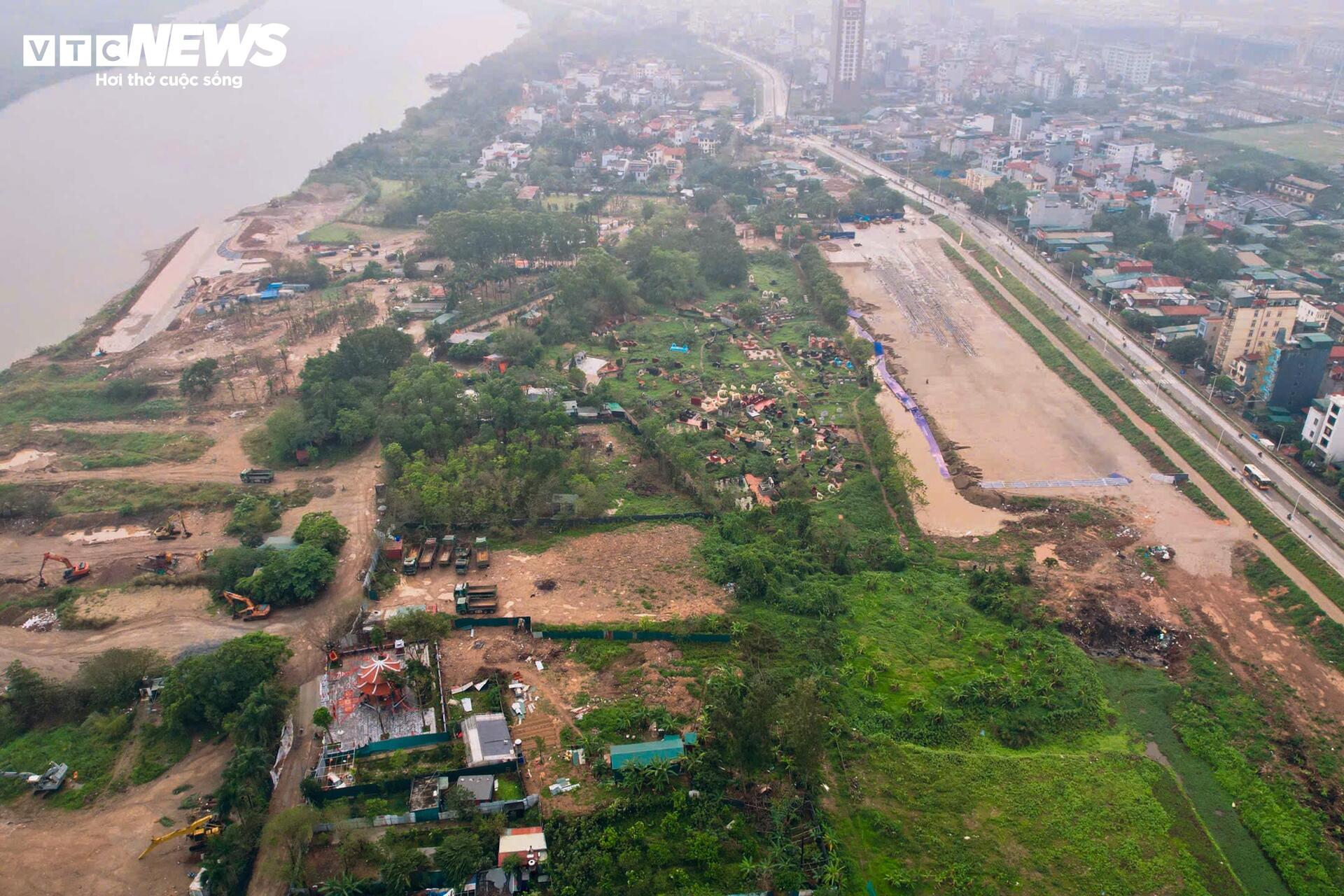 Khu vực xây công viên đầu tiên thuộc trục Đại lộ cảnh quan sông Hồng - Ảnh 7