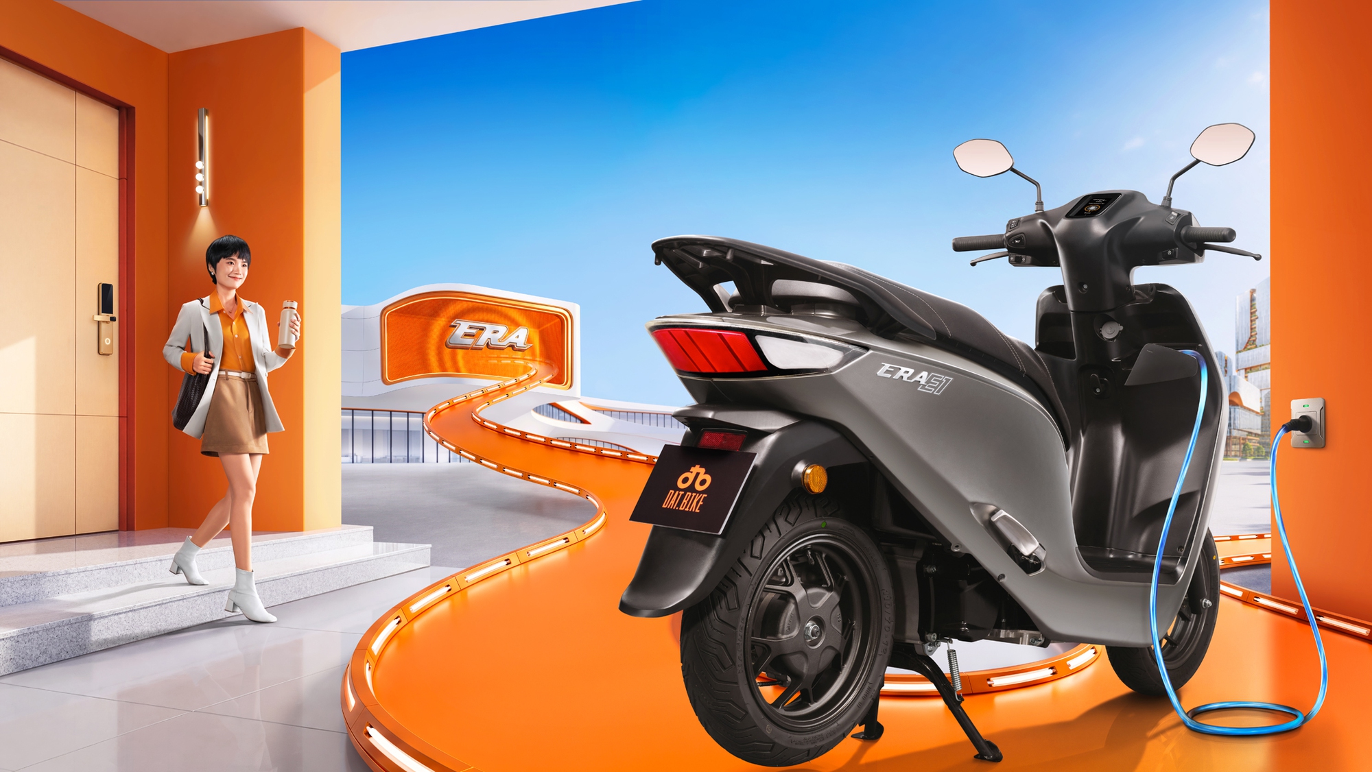Dat Bike Era ra mắt: Giá từ 29,9 triệu đồng, cốp to gấp rưỡi LEAD, chạy 200km/sạc, nhiều công nghệ - Ảnh 5