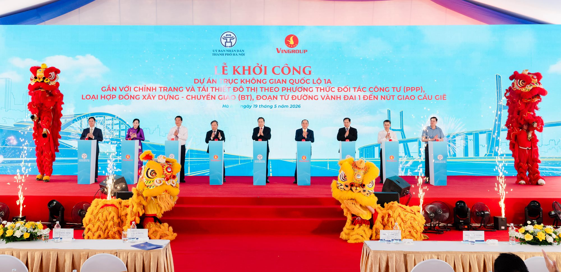 Khởi công Dự án mở rộng Quốc lộ 1A đoạn hầm Kim Liên - Cầu Giẽ lên 16 làn xe hiện đại nhất Việt Nam, hoàn thành vào năm 2027 - Ảnh 1
