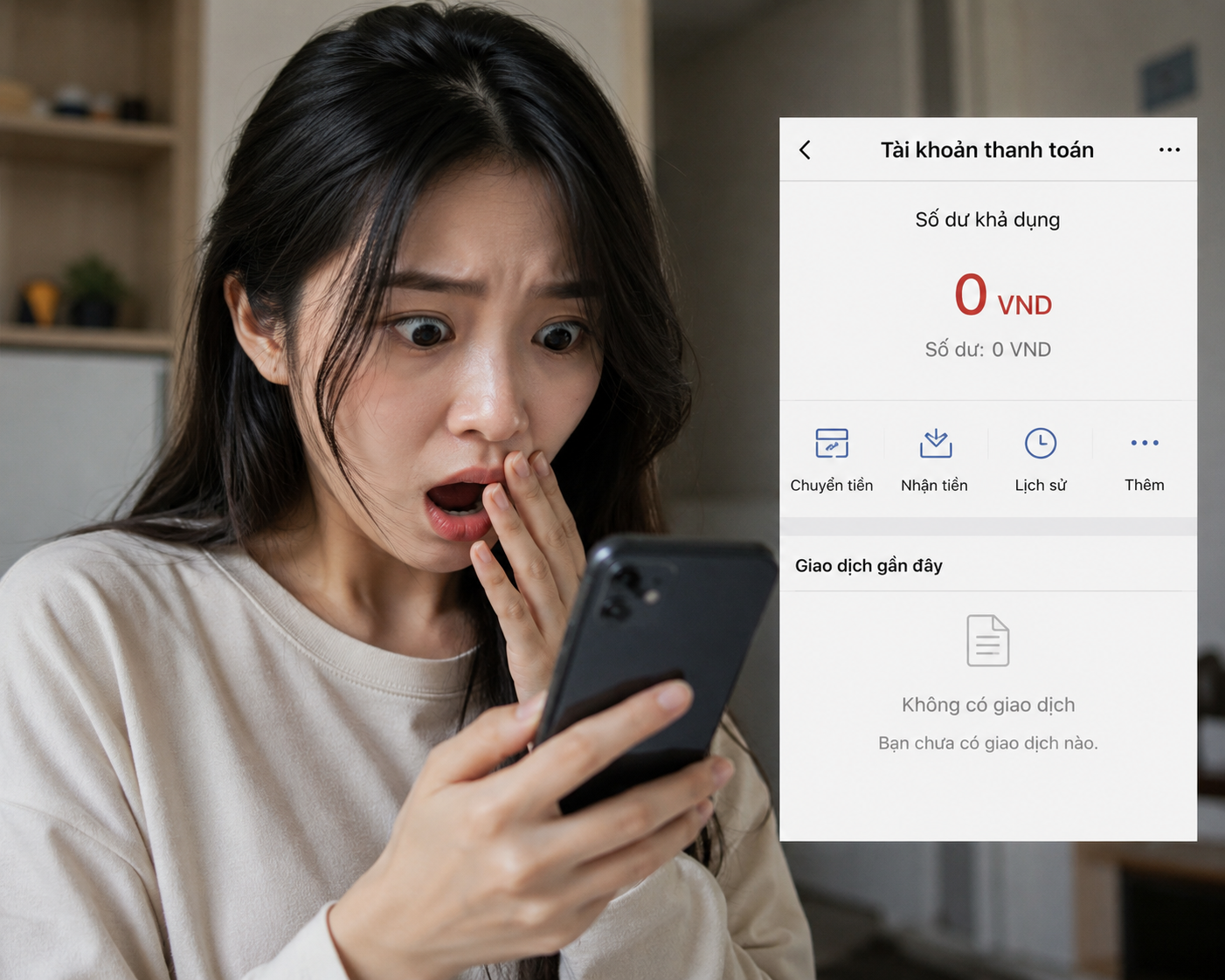 Cài đặt BHYT điện tử cho con, một phụ nữ bị rút sạch tiền - Ảnh 1