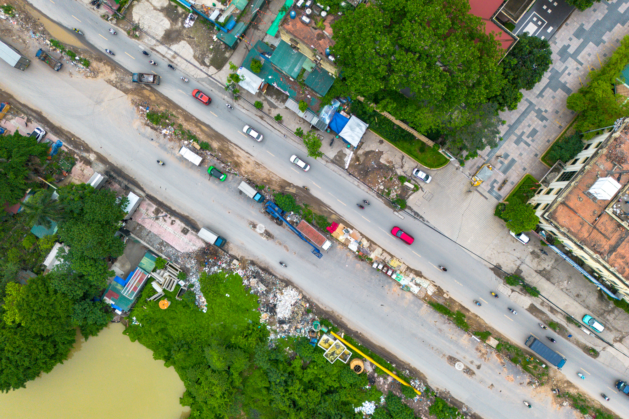 Dài 5km hơn 10 năm chưa xong, tuyến đường trọng điểm kết nối loạt dự án lớn nhất phía Tây thủ đô được yêu cầu cấp tốc về đích trong năm 2026 - Ảnh 7