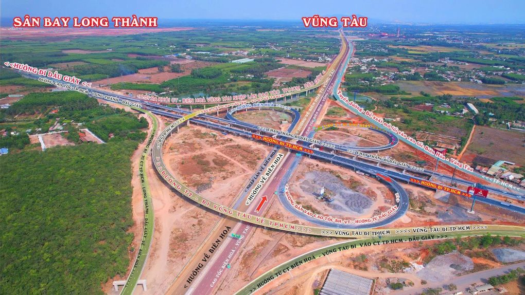 Chỉ vài ngày nữa, "siêu nút giao" đa tầng phức tạp kết nối 2 cao tốc hơn 57.000 tỷ với sân bay Long Thành sẽ được thông xe toàn bộ - Ảnh 1