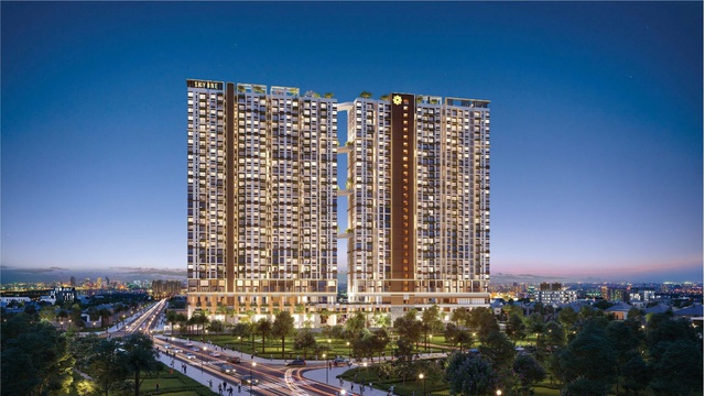Khu căn hộ Phú Đông SkyOne chính thức cất nóc - Ảnh 4