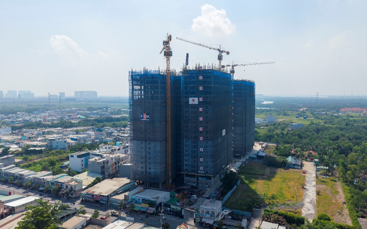 Căn hộ resort khu Nam tăng tốc về đích, dự kiến cất nóc vào tháng 6/2026