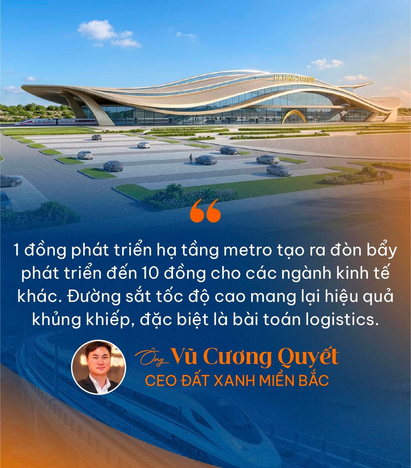 CEO Đất Xanh Miền Bắc: Một đồng hạ tầng metro sẽ tạo ra tạo đòn bẩy 10 đồng, bất động sản dọc TOD sẽ tăng trưởng khủng khiếp - Ảnh 3