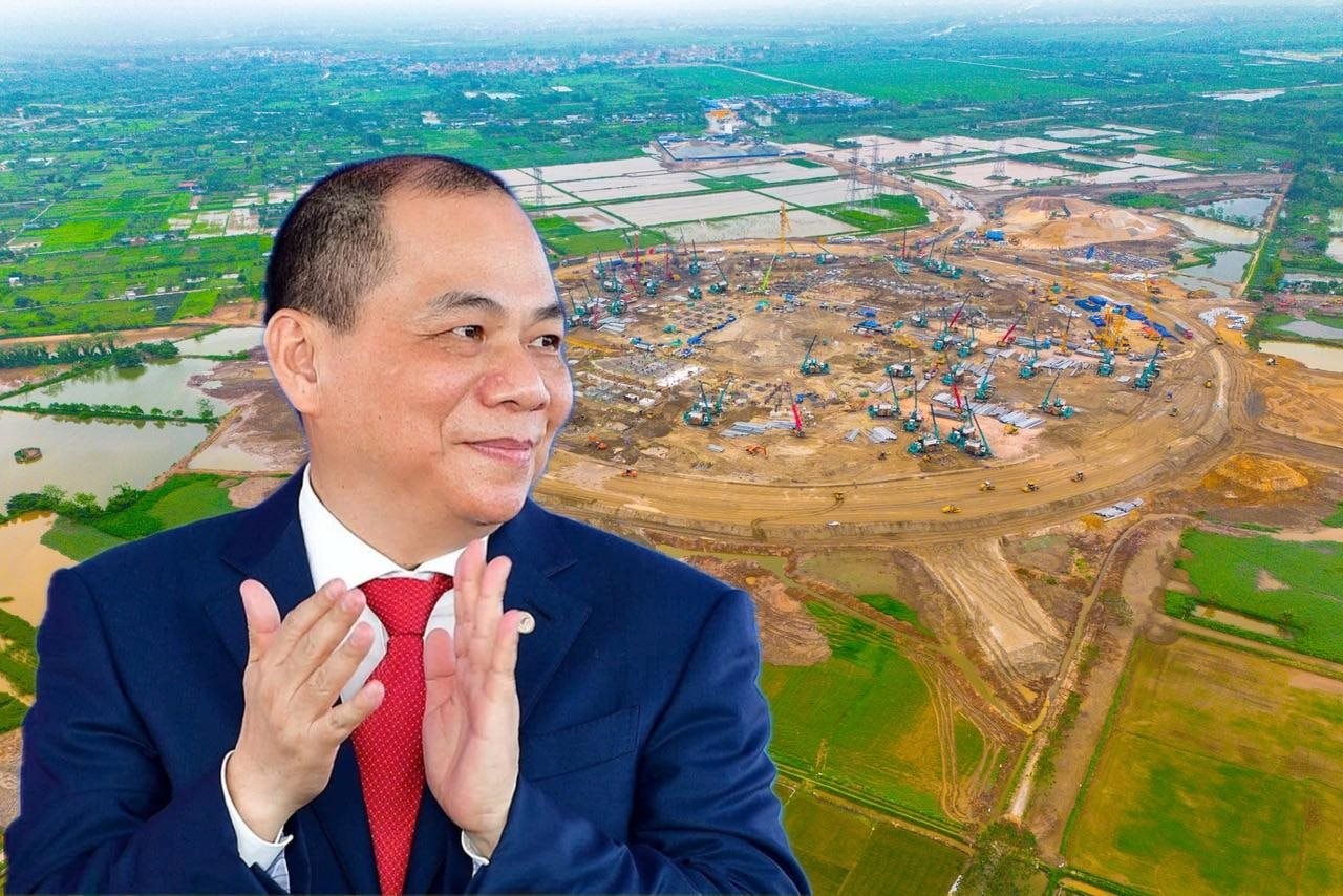 Việt Nam sắp sở hữu một công trình lớn nhất hành tinh, do Vingroup của tỷ phú Phạm Nhật Vượng làm nên kỳ tích với tốc độ thi công thần tốc - Ảnh 1