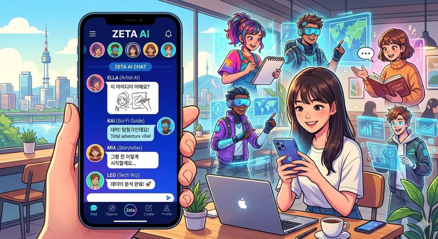 AI đang hủy hoại công nghiệp sáng tạo Hàn Quốc? 6 ông lớn Webtoon liên minh kiện nền tảng Chatbot AI số 1 đất nước - Ảnh 1