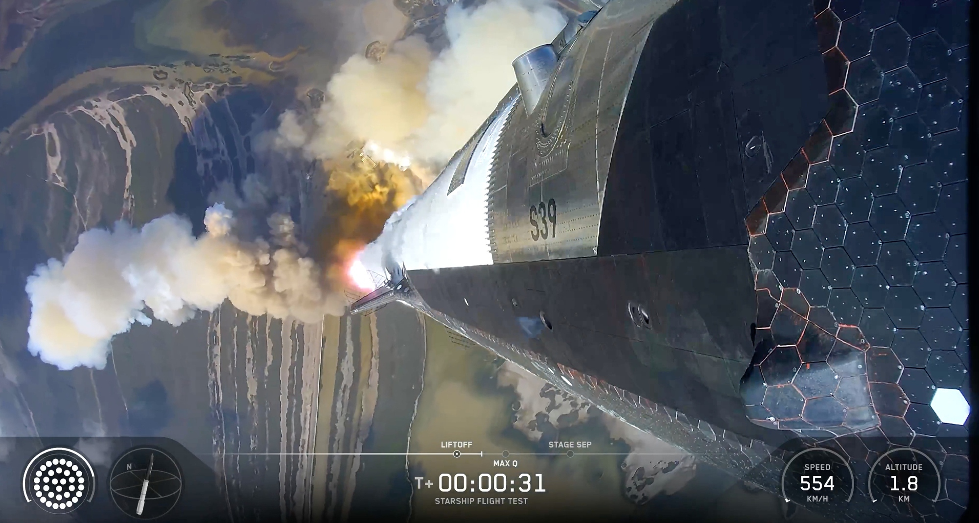 Siêu tên lửa mạnh nhất từng được phóng của SpaceX hoàn tất thử nghiệm dù bệ đẩy rơi xuống biển - Ảnh 2