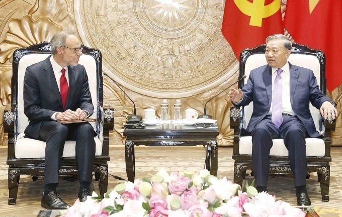 Gặp lãnh đạo DN có doanh thu lớn nhất thế giới, Tổng Bí thư, Chủ tịch nước đề nghị về lĩnh vực quan trọng - Ảnh 1