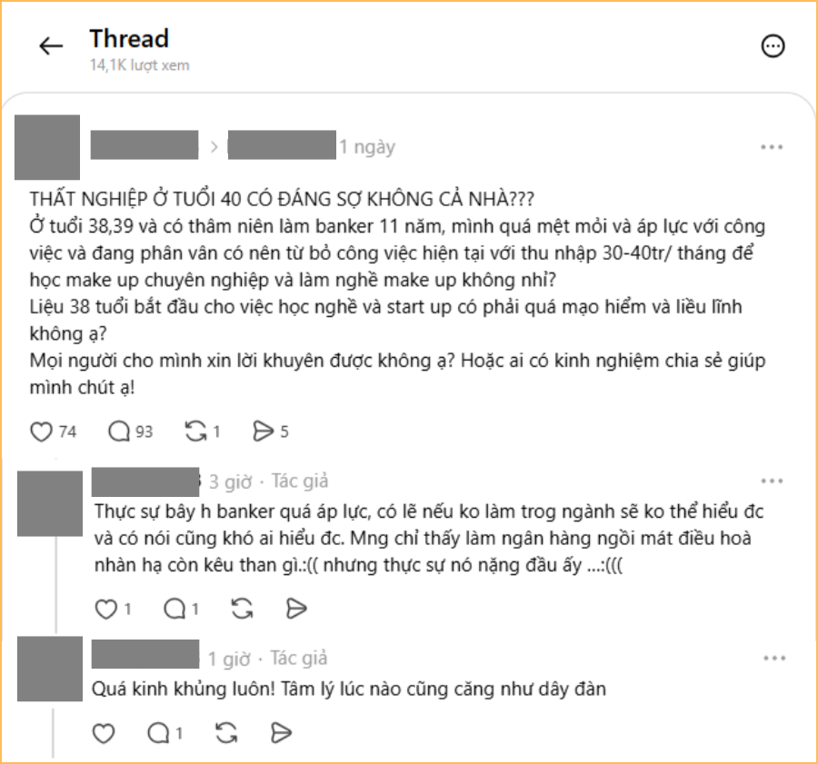 Làm ngân hàng lương 30-40 triệu, nghỉ việc xong phải đi tham vấn tâm lý: "Góc khuất” chỉ người trong ngành mới hiểu - Ảnh 2