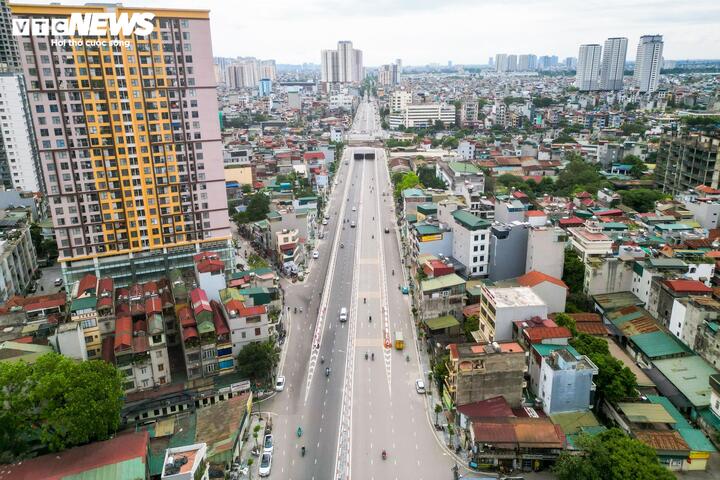 Diện mạo tuyến Vành đai 2,5 nối hầm chui Kim Đồng sau hơn 10 năm thi công - Ảnh 3