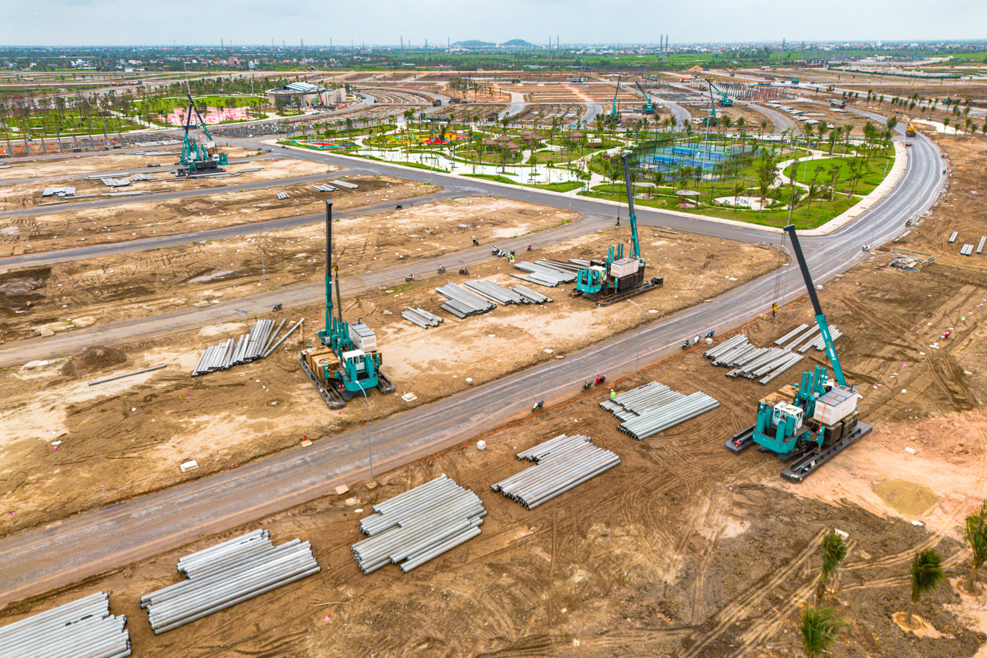 Toàn cảnh khu đô thị hơn 23.000 tỷ của Vinhomes, nằm giữa trung tâm công nghiệp và cảng biển tỷ đô - Ảnh 12