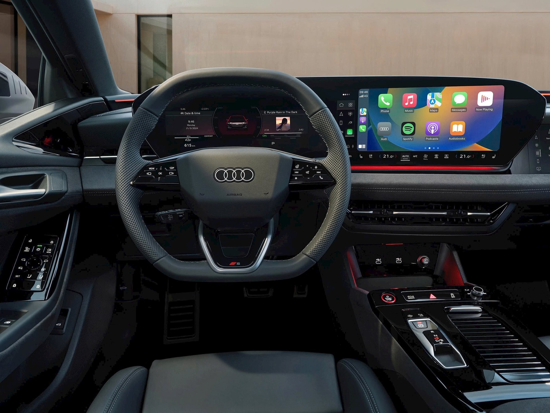 Audi lần đầu mang sedan điện dòng S về Việt Nam: Giá chỉ từ 4,2 tỷ đồng, một lần sạc đầy đi được từ Hà Nội vào đến Huế - Ảnh 7