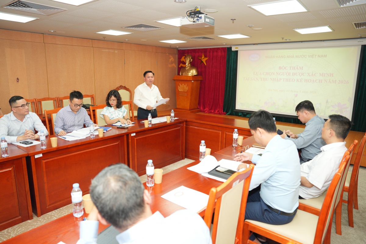 NHNN thực hiện bốc thăm xác minh tài sản, thu nhập tại các cơ quan, đơn vị năm 2026 - Ảnh 4