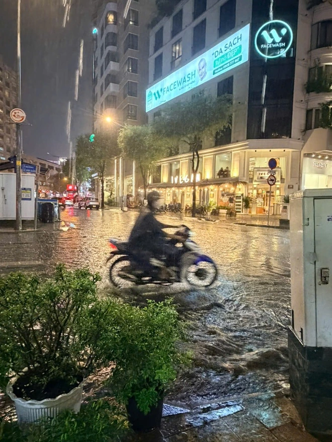 Mưa lớn giải nhiệt khu vực trung tâm TP.HCM - Ảnh 1