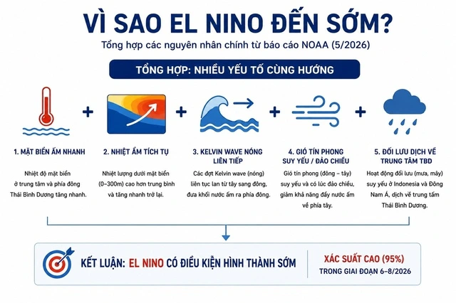 Vì sao El Nino xuất hiện sớm? - Ảnh 2