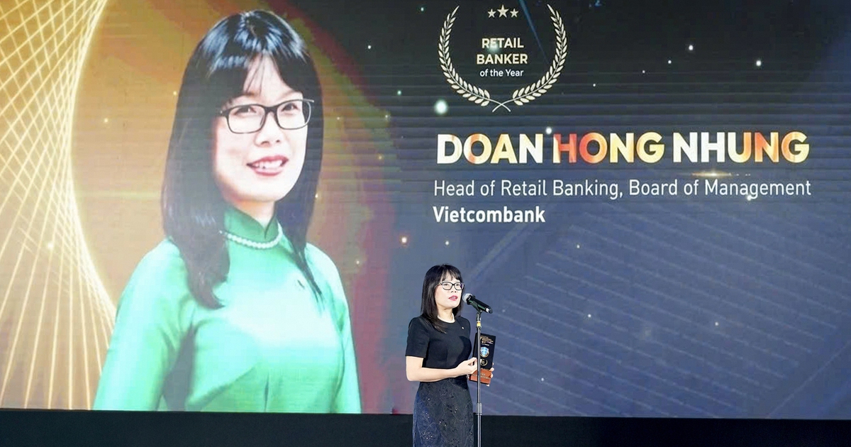 Giám đốc Khối bán lẻ Vietcombank được vinh danh tại WFIS 2026