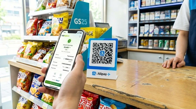 Vietcombank mở rộng thanh toán QR xuyên biên giới tới Nhật Bản và Hồng Kông - Ảnh 1