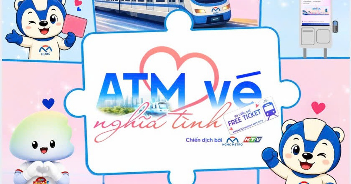 Lần đầu tiên Việt Nam có 'ATM vé nghĩa tình', nhiều người TP.HCM được đi metro miễn phí