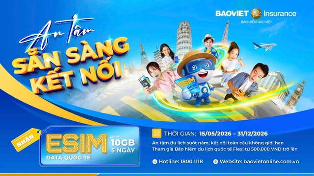 Du lịch cần có bảo hiểm, chọn Bảo hiểm Bảo Việt có eSIM kết nối toàn cầu - Ảnh 1