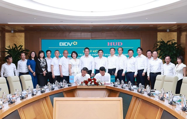 BIDV và HUD tăng cường hợp tác hướng tới phát triển bền vững - Ảnh 1