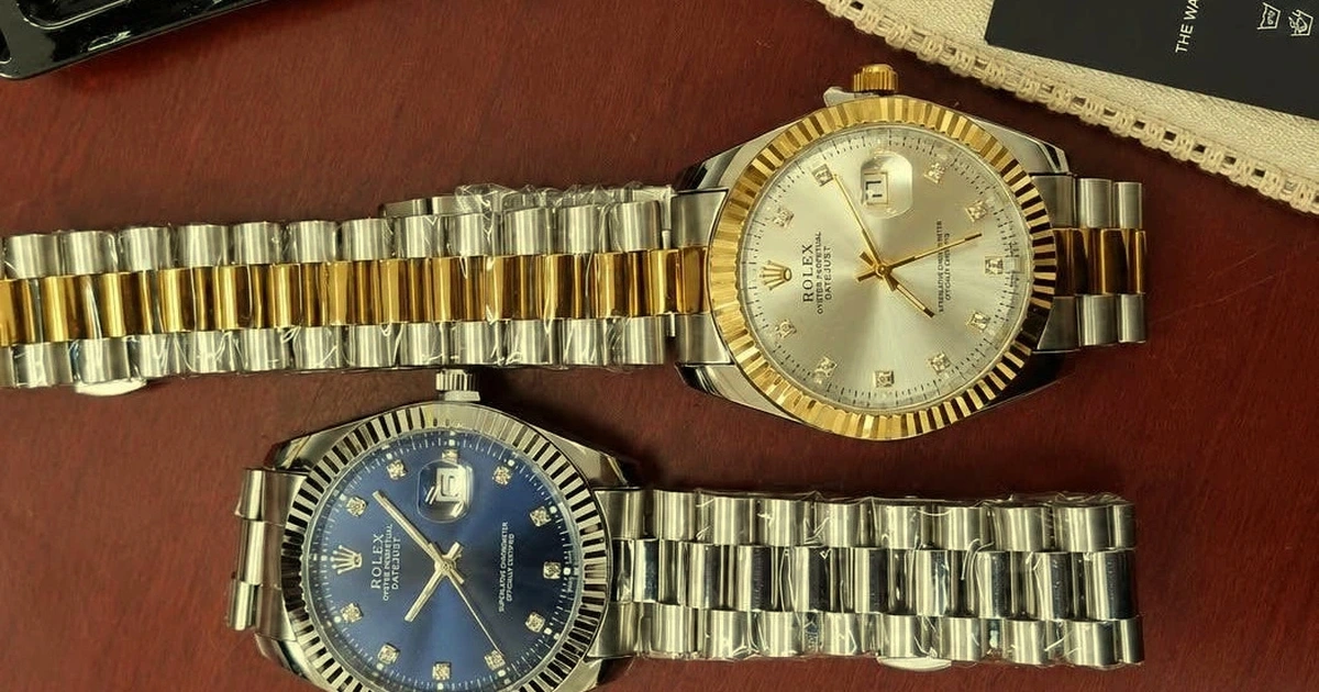 Gần 4.000 đồng hồ giả mạo thương hiệu Rolex trong lô hàng quá cảnh