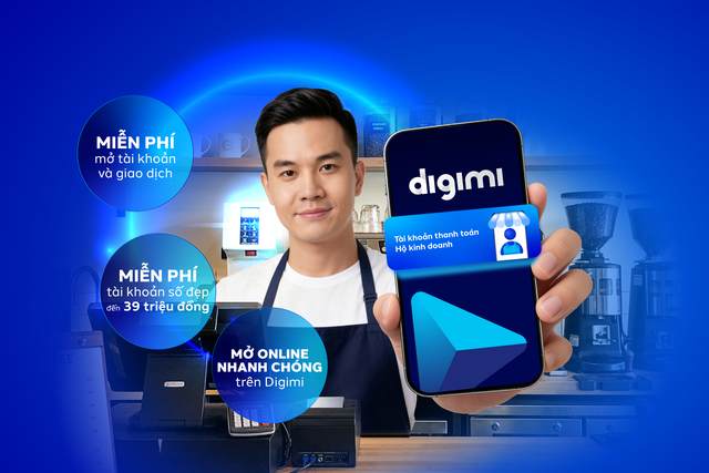 Hộ kinh doanh tiện lợi hơn khi mở tài khoản trên ứng dụng Digimi của BVBank - Ảnh 1