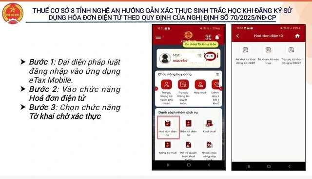 Các bước xác thực sinh trắc học với chủ hộ kinh doanh trên eTax Mobile - Ảnh 2