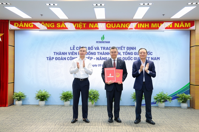 Ông Lê Mạnh Cường được bổ nhiệm làm Tổng giám đốc Petrovietnam - Ảnh 1