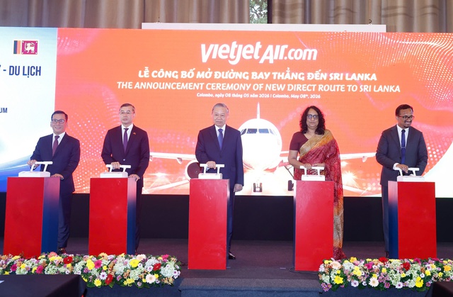 Vietjet khai mở đường bay TP.HCM - Colombo, thúc đẩy hợp tác Việt Nam - Sri Lanka - Ảnh 1