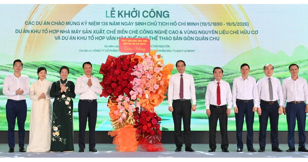Thái Nguyên có dự án 'khủng' 2.200 tỉ đồng làm chè hữu cơ, sân golf Quân Chu