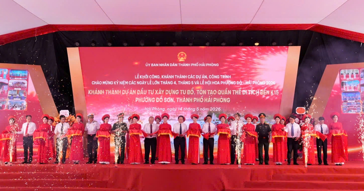 Hải Phòng khởi công, khánh thành 14 dự án hơn 24.700 tỉ đồng