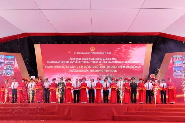Hải Phòng khởi công, khánh thành 14 dự án hơn 24.700 tỉ đồng - Ảnh 1