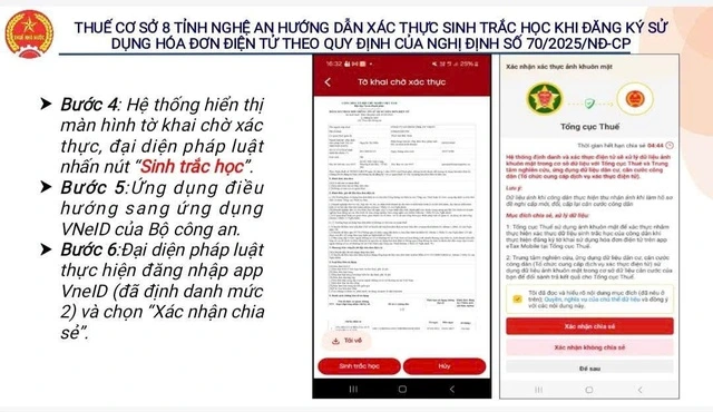 Các bước xác thực sinh trắc học với chủ hộ kinh doanh trên eTax Mobile - Ảnh 3