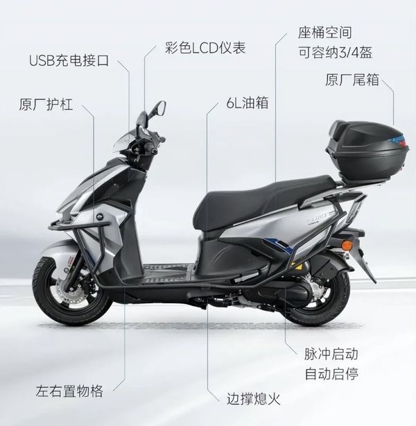 Xe ga 125cc uống chưa tới 2 lít/100km trình làng: Có ABS 2 kênh như Honda SH, giá bán chỉ từ 31 triệu đồng - Ảnh 4