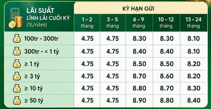 Nhân viên một ngân hàng chào lãi suất tiết kiệm gần 9%/năm dù chỉ niêm yết mức tối đa hơn 6% - Ảnh 2