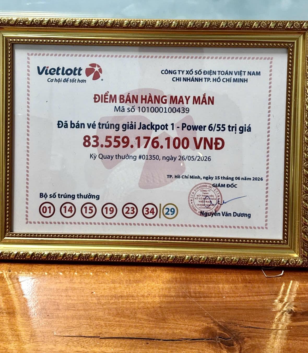 Cực hiếm: Chủ nhân Jackpot hơn 83 tỷ đồng lại trúng thêm gần 1 tỷ đồng chỉ sau ít ngày - Ảnh 3