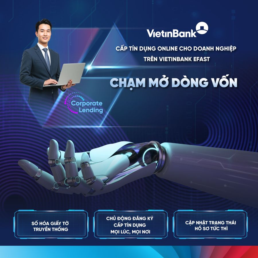 Doanh nghiệp được cấp tín dụng siêu tốc trên VietinBank eFAST - Ảnh 1
