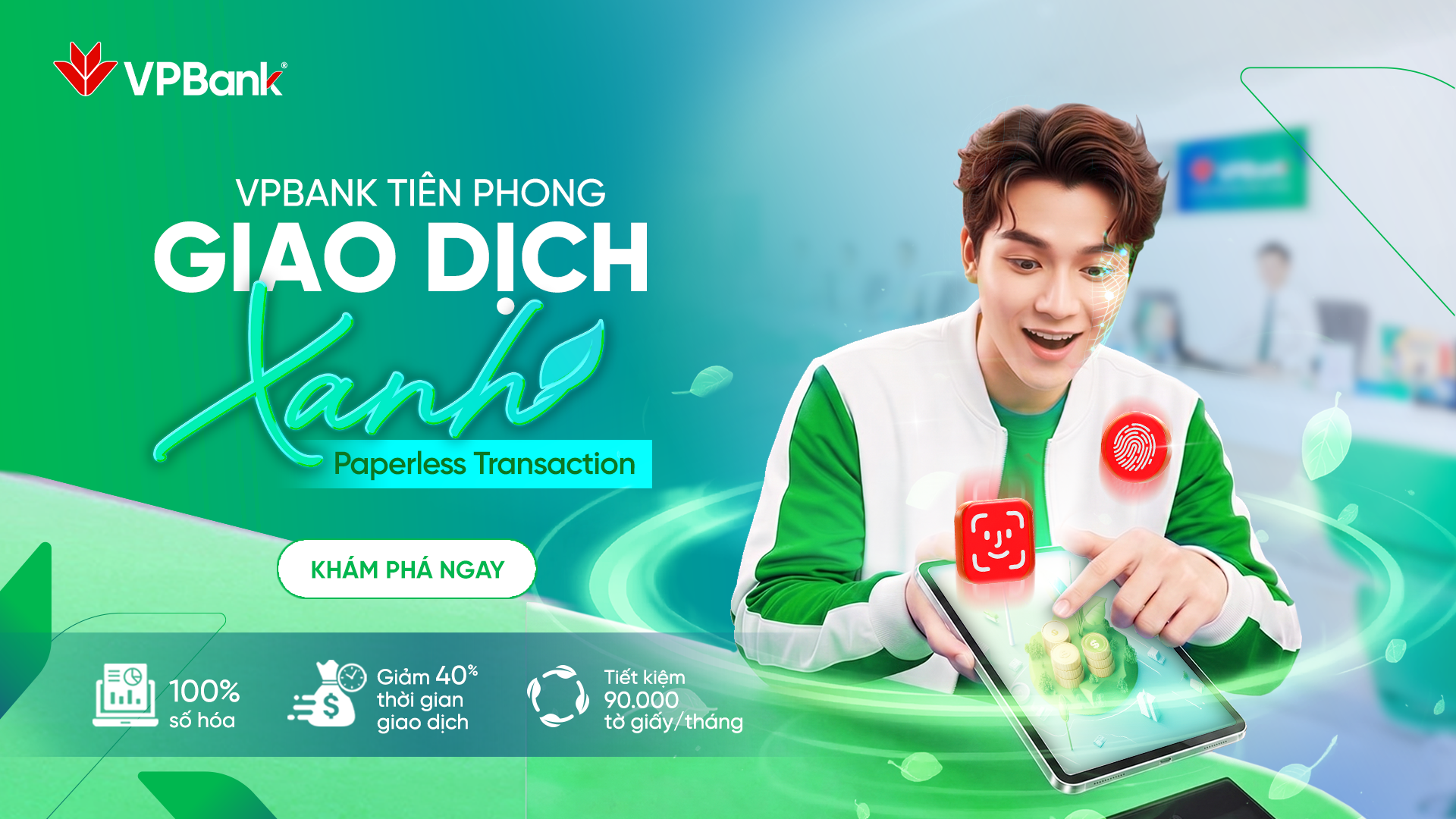 Quầy giao dịch thời 4.0: Trải nghiệm nhanh – gọn – hiện đại tại VPBank - Ảnh 1