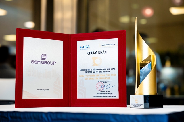 SSM Group được vinh danh tại Giải thưởng Quốc gia Bất động sản Việt Nam - Ảnh 1