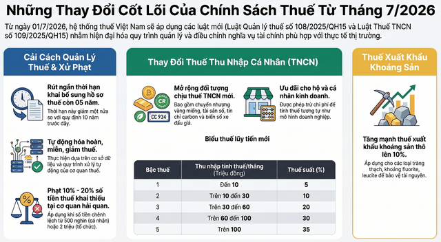 Từ 1/7, Cơ quan Thuế sẽ siết chặt xử phạt vi phạm hành chính đối với hành vi sau