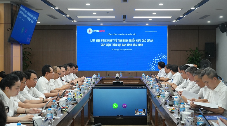 EVNNPT và EVNNPC phối hợp đẩy nhanh các dự án cấp điện cho tỉnh Bắc Ninh - Ảnh 1