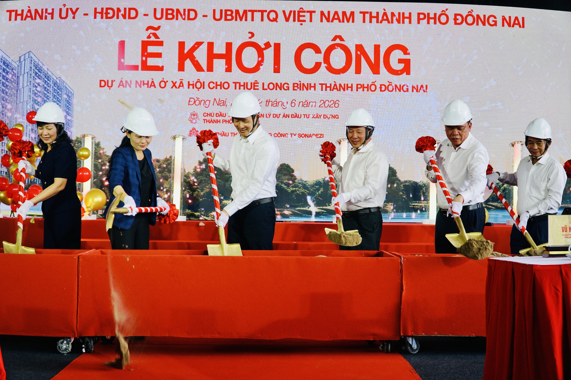Khởi công xây dựng 1.000 căn hộ cho thuê đầu tiên ở TP Đồng Nai - Ảnh 1