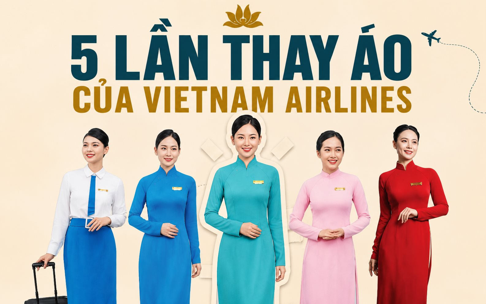'So găng' đồng phục tiếp viên các hãng hàng không Việt: Vì sao Vietnam Airlines chọn xanh ngọc, Vietjet gắn với màu đỏ? - Ảnh 2