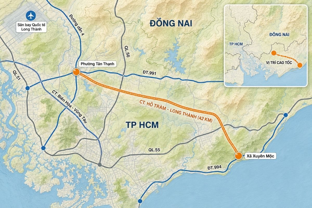 Đón siêu cao tốc 51.000 tỷ, vùng biển cách TP.HCM 150 km trở thành “Tổ Đại bàng” hút dòng vốn tỷ đô - Ảnh 2