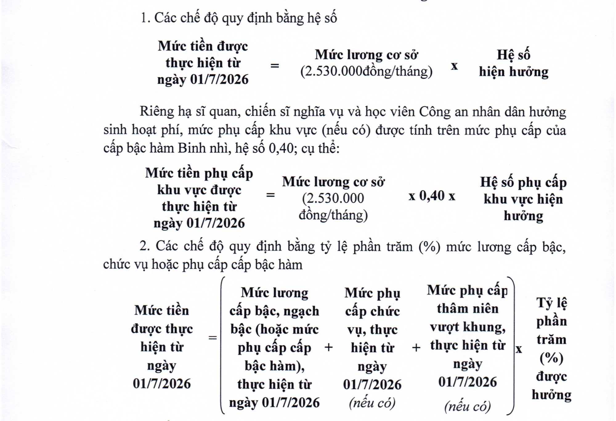 Quy định mới về tiền lương, lương hưu, trợ cấp, phụ cấp từ 1/7/2026 - Ảnh 1