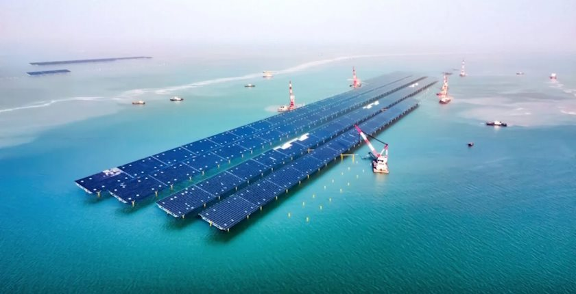 Phát hiện Trung Quốc cắm gần 12.000 cọc thép xuống đáy biển, tạo thành gần 3.000 giàn thép rộng hơn 1.200 ha, làm nên siêu công trình kết hợp trên trời và dưới biển chưa từng có trên thế giới - Ảnh 1