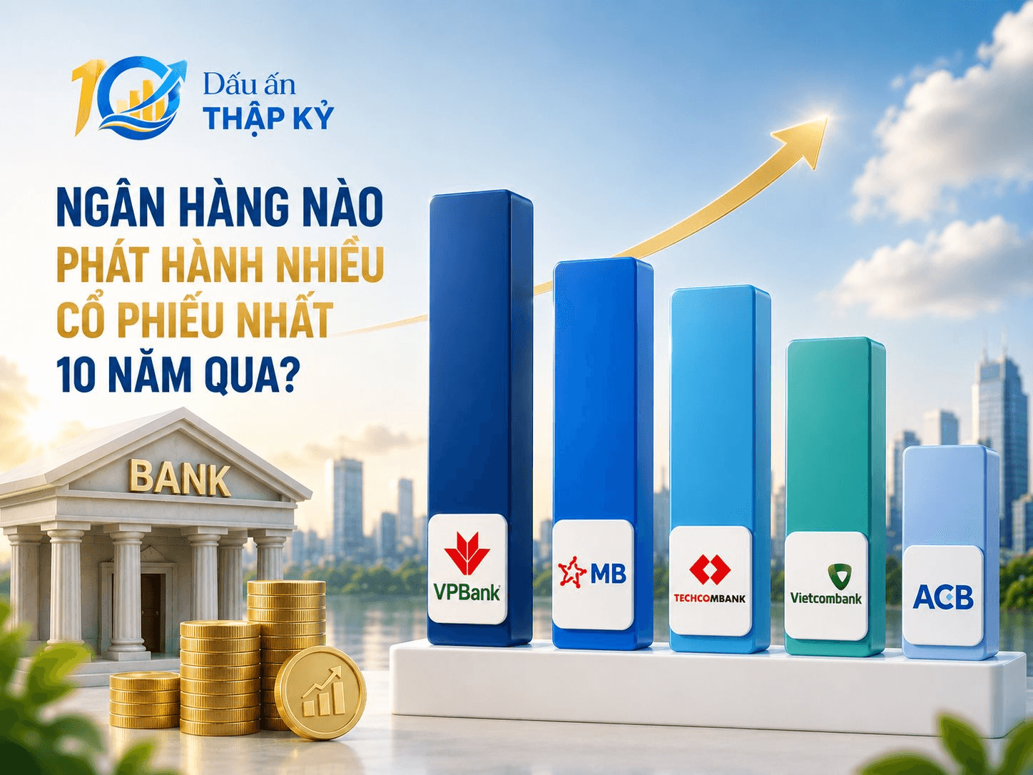 10 ngân hàng phát hành nhiều cổ phiếu nhất thập kỷ qua: Không phải Vietcombank hay VietinBank, VPBank và MB mới là hai nhà băng đứng đầu - Ảnh 1